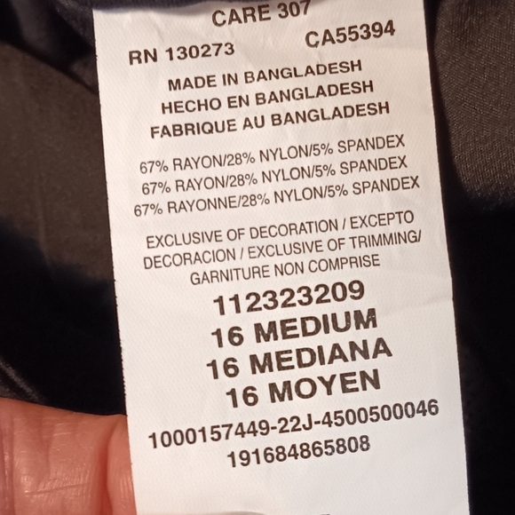 Lee Women's Black Ultra Lux Soft  Comfort Any Wear Mid-rise Slim Ankle Pant 16 - Picture 9 of 9